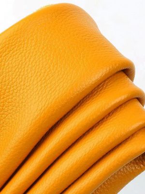 Coffee grounds bio based leather paired with 100% bamboo fiber fabric bottom, biodegradable, reducing the burden on the earth!