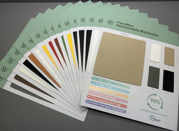 Eecycled tpe-12 Say goodbye to traditional leather! 100% bamboo fiber and coffee grounds bio based leather, opening up new directions for more environmentally friendly leather