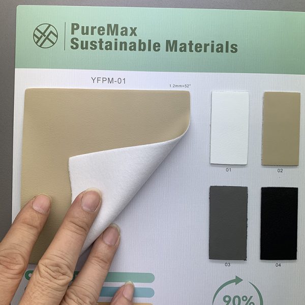 YFPM-01-2 Say goodbye to traditional leather! 100% bamboo fiber and coffee grounds bio based leather, opening up new directions for more environmentally friendly leather
